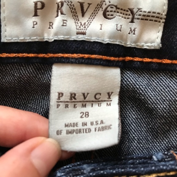 PRVCY MALIBU HILLS Flap Pocket Low Bootcut Size 28 - Picture 6 of 8